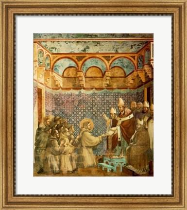 Framed Legend of St Francis Print