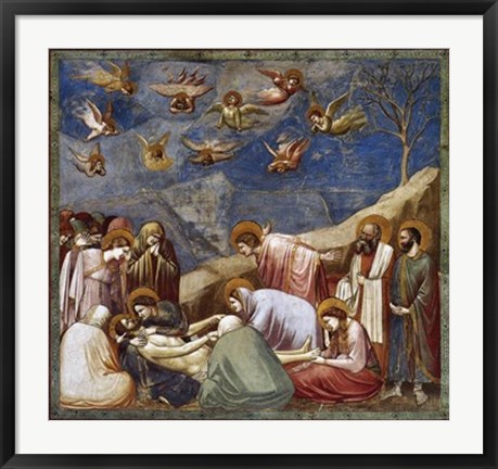Framed Mourning of Christ Print