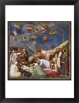 Framed Mourning of Christ Print