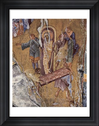 Framed Master of the Pantanassa Church in Mistra Print