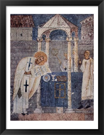 Framed Master of the Sophien Cathedral form Ohrid Print