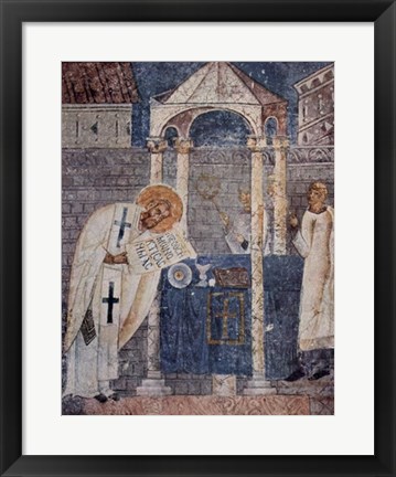 Framed Master of the Sophien Cathedral form Ohrid Print