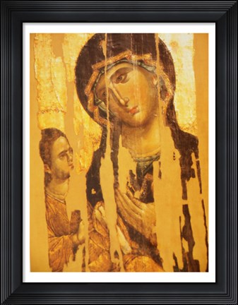 Framed Mother of the God Hodegetria Print