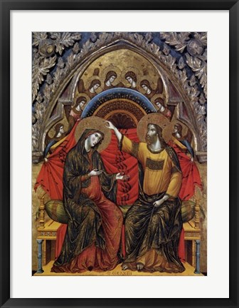 Framed Coronation of the Virgin Print