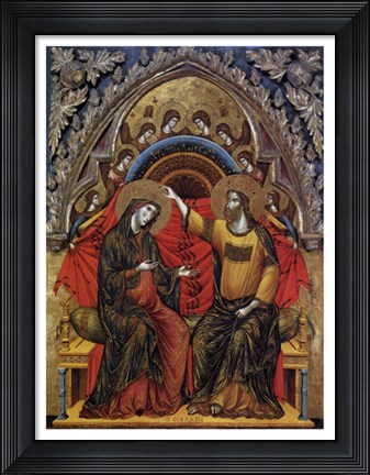 Framed Coronation of the Virgin Print