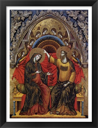 Framed Coronation of the Virgin Print