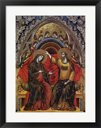 Framed Coronation of the Virgin Print