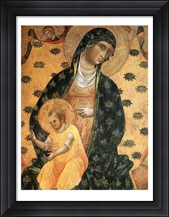 Framed Madonna Renaissance Print