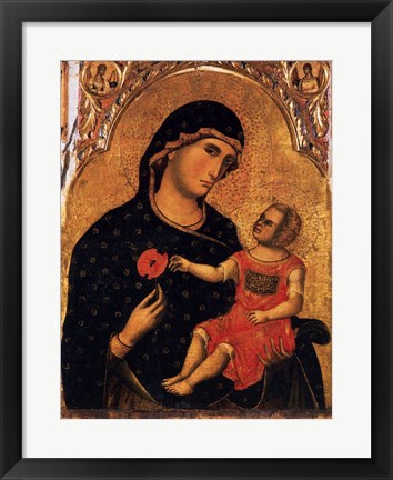 Framed Madonna of the Poppy Print