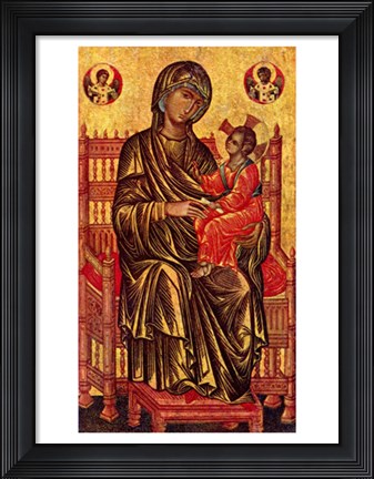 Framed Italian Painter of the Byzantic Print