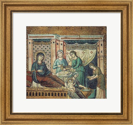 Framed Nativity of the Virgin Print