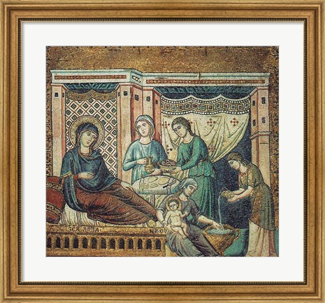 Framed Nativity of the Virgin Print