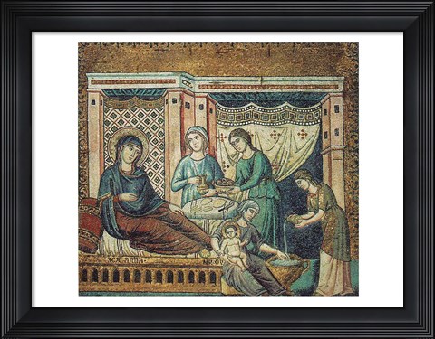 Framed Nativity of the Virgin Print