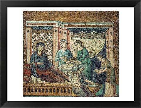 Framed Nativity of the Virgin Print