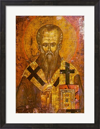 Framed Saint Clement of Ohrid Print