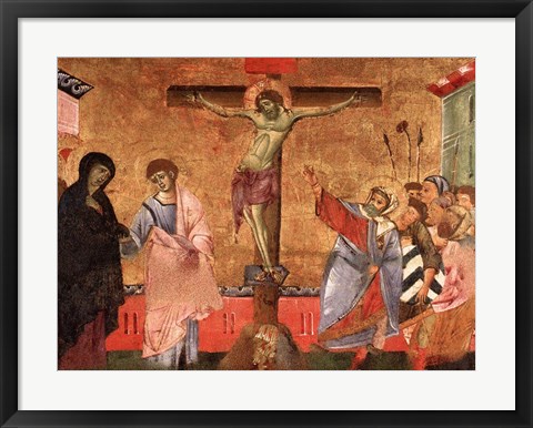 Framed Crucifixion Print