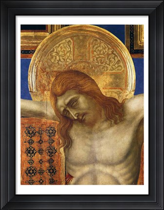 Framed Painted Cross Print