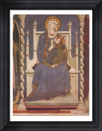 Framed Saint Agostino Print
