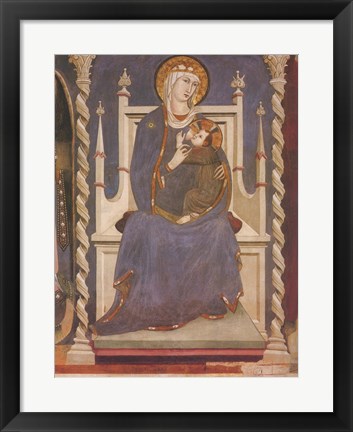 Framed Saint Agostino Print