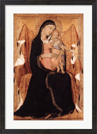 Framed Virgin and Child Print
