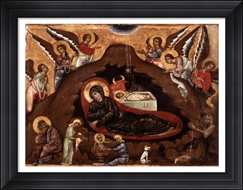 Framed Nativity Print