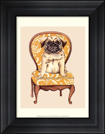 Framed Pampered Pet I Print