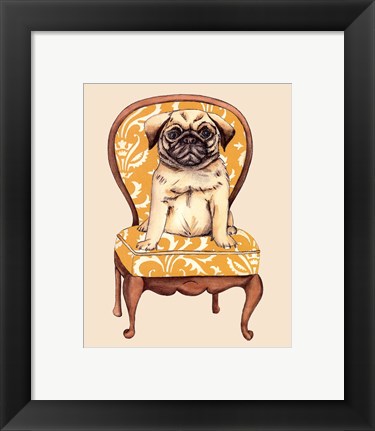 Framed Pampered Pet I Print