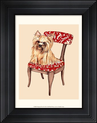 Framed Pampered Pet II Print