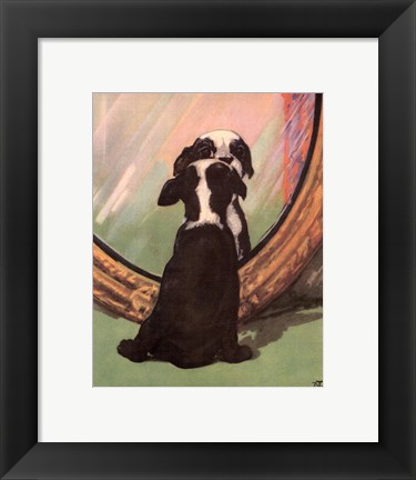 Framed Terrier Trouble IV Print