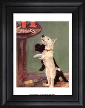Framed Terrier Trouble V Print