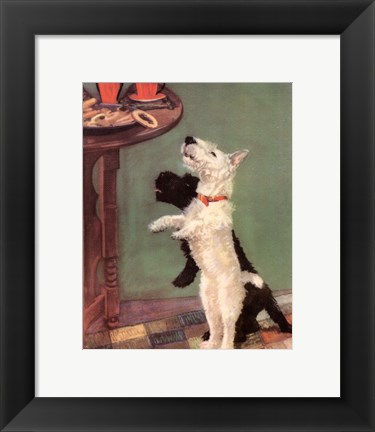 Framed Terrier Trouble V Print