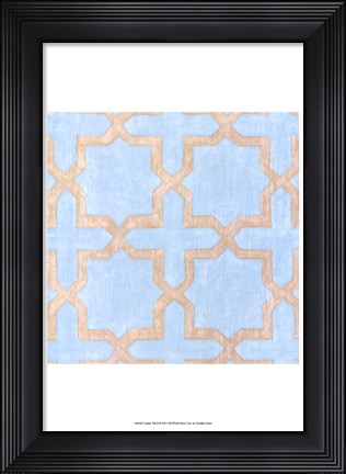Framed Garden Tile II Print