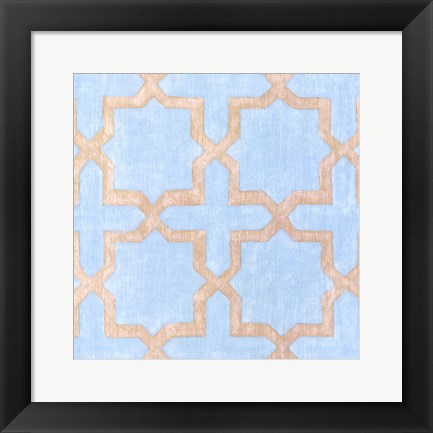 Framed Garden Tile II Print