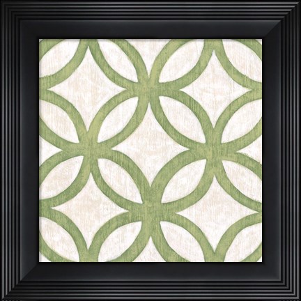 Framed Garden Tile III Print