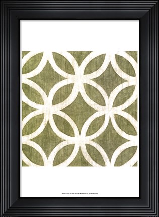 Framed Garden Tile IV Print