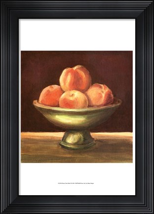 Framed Rustic Fruit Bowl I Print