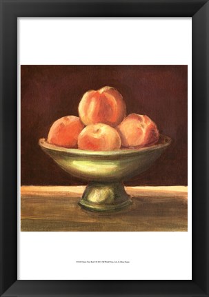 Framed Rustic Fruit Bowl I Print