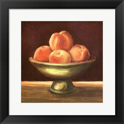 Framed Rustic Fruit Bowl I Print