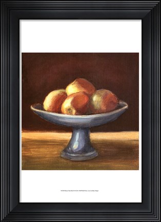 Framed Rustic Fruit Bowl II Print