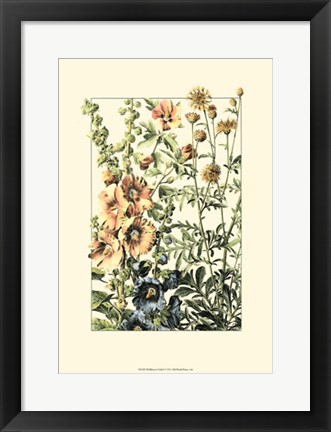Framed Wildflower Field I Print