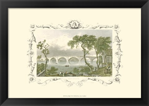 Framed Kew Bridge Print