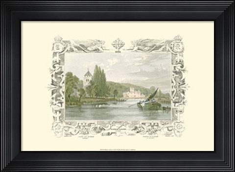 Framed Bisham Abbey Print