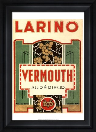 Framed Larino Vermouth Print