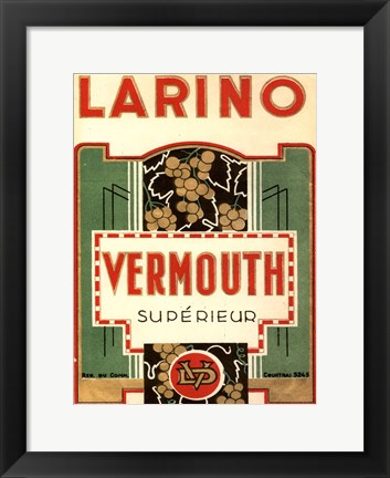 Framed Larino Vermouth Print