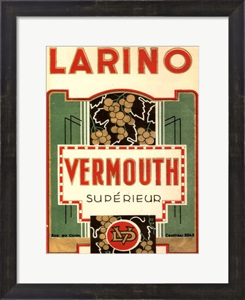 Framed Larino Vermouth Print