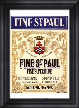 Framed Fine St. Paul Print