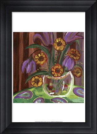 Framed Vibrant Still Life I Print