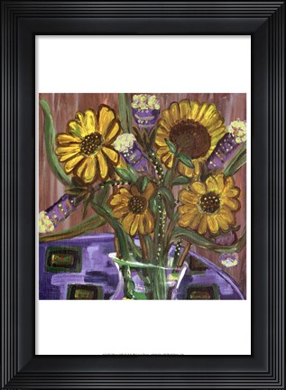 Framed Vibarnt Still Life II Print