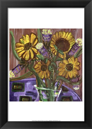 Framed Vibarnt Still Life II Print