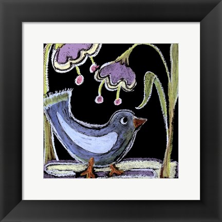 Framed Flower Song I Print